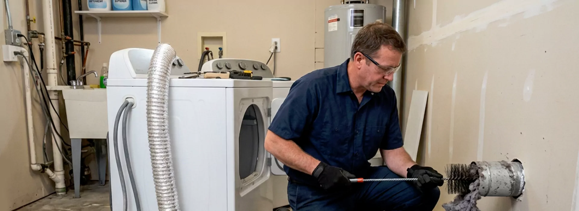 Clogged Dryer Vent Repair in Passaic, New Jersey