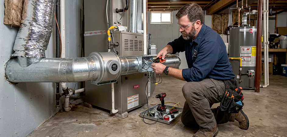 Booster Fan Installation in Passaic