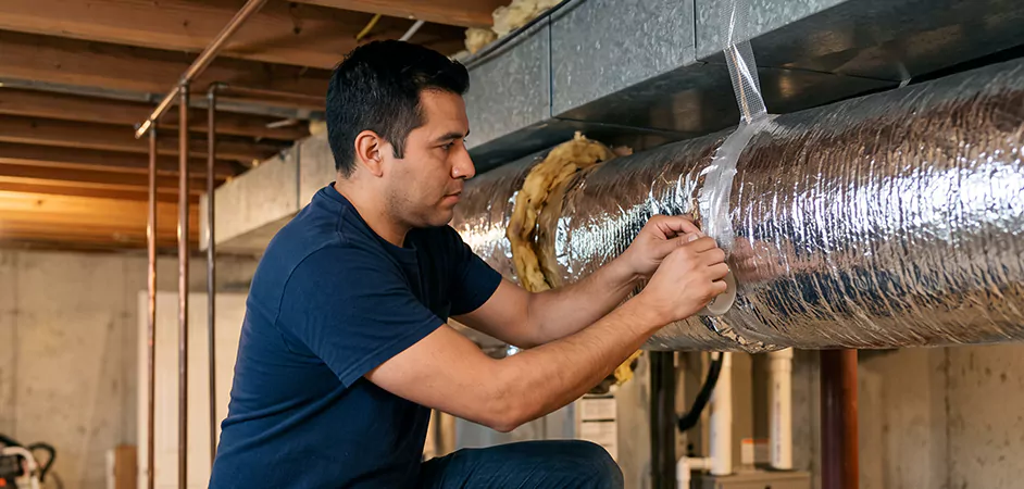 Duct Insulation Upgrade in Passaic